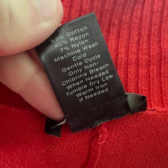 Ann Taylor Coral Classic Ribbed Cardigan - XSP - Picture 4 of 4